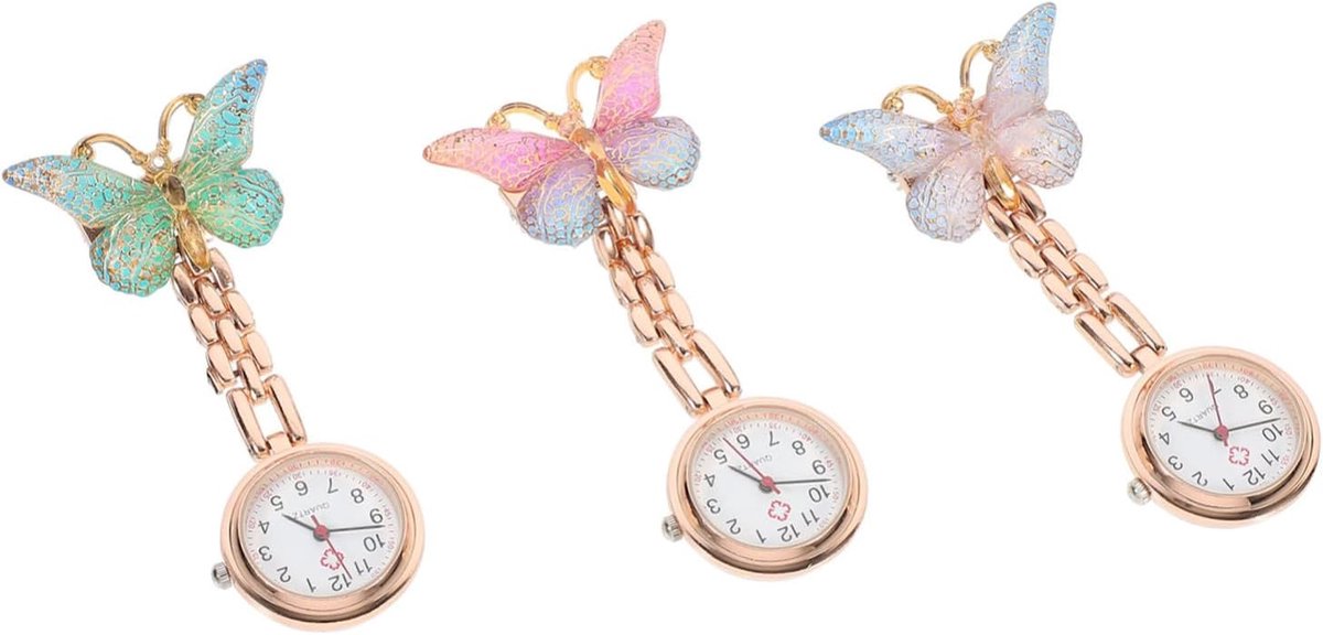 Zakhorloge Verpleegkundige - Clip-on Horloge - Medisch Werk - Eenvoudig Clip-systeem - 8 x 4 x 1 cm - Diverse Kleuren