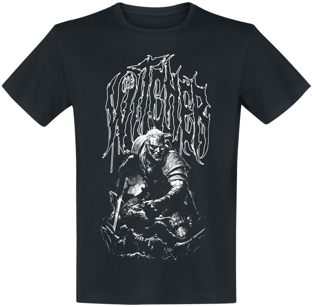The Witcher Ranger Heren T-shirt - zwart - S