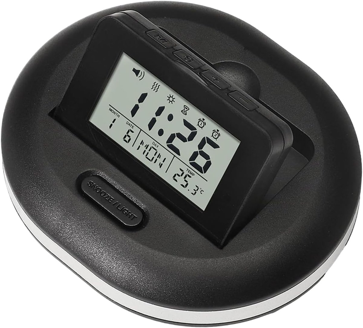 Digitale Wekker - LED Klok - Wakker Worden - Tril en Geluid - 10 x 8.5 cm