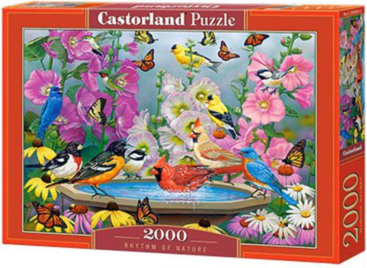 Grote Legpuzzel - 2000 Stukjes - Ontspanning Thuis - Gedetailleerd Natuurbeeld - Wit