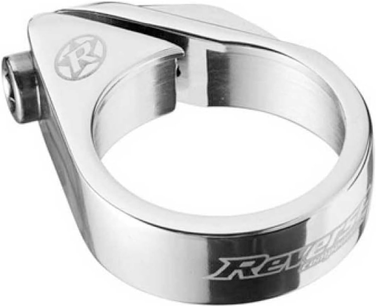 Zadelklem - Zadelpenklem - Fiets Zadel - Aluminium Constructie - 34.9mm - Zilver
