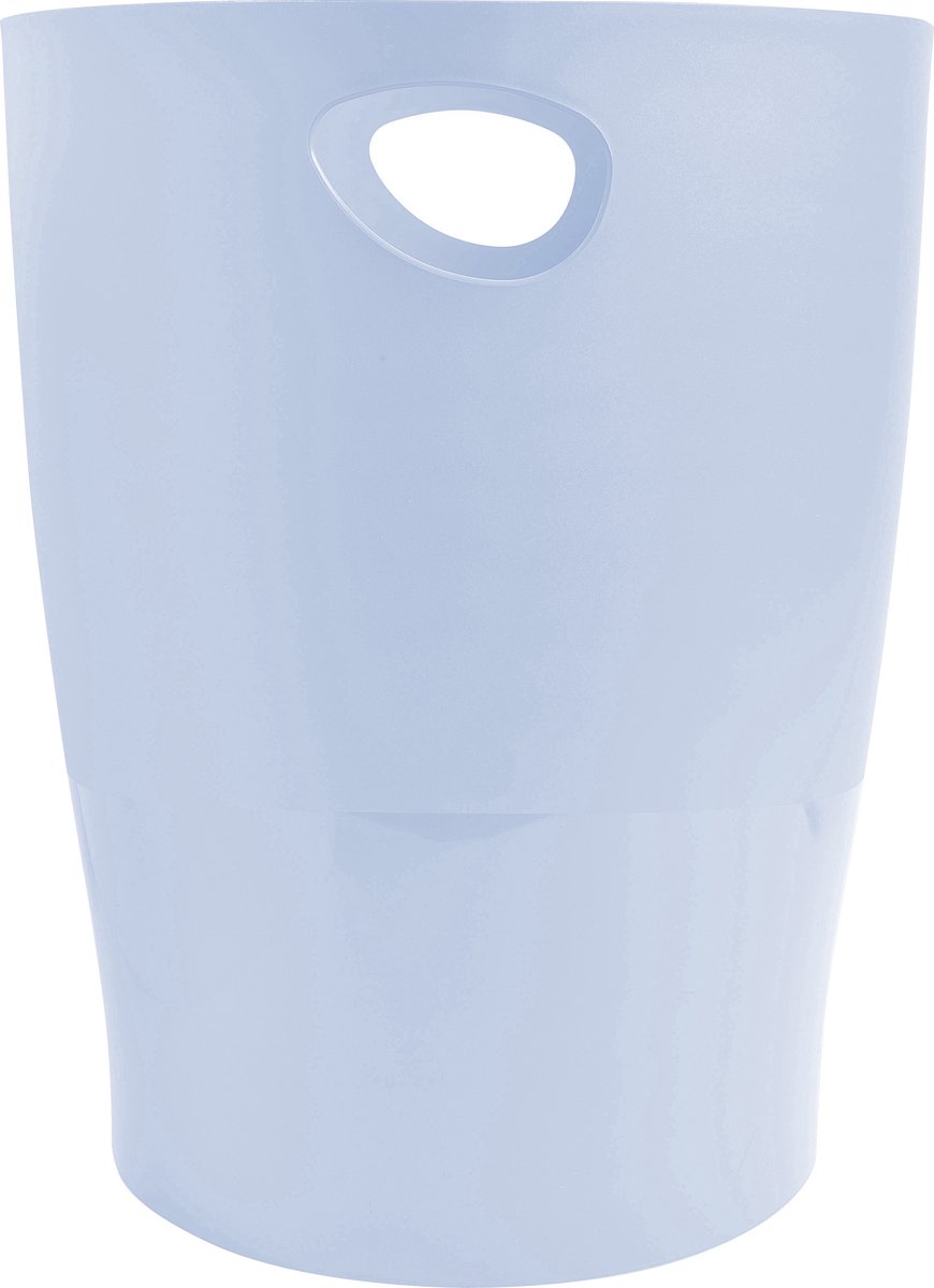 Exacompta 8x Papiermand met grote capaciteit van 15 liter. - Pastelblauw - 45362D