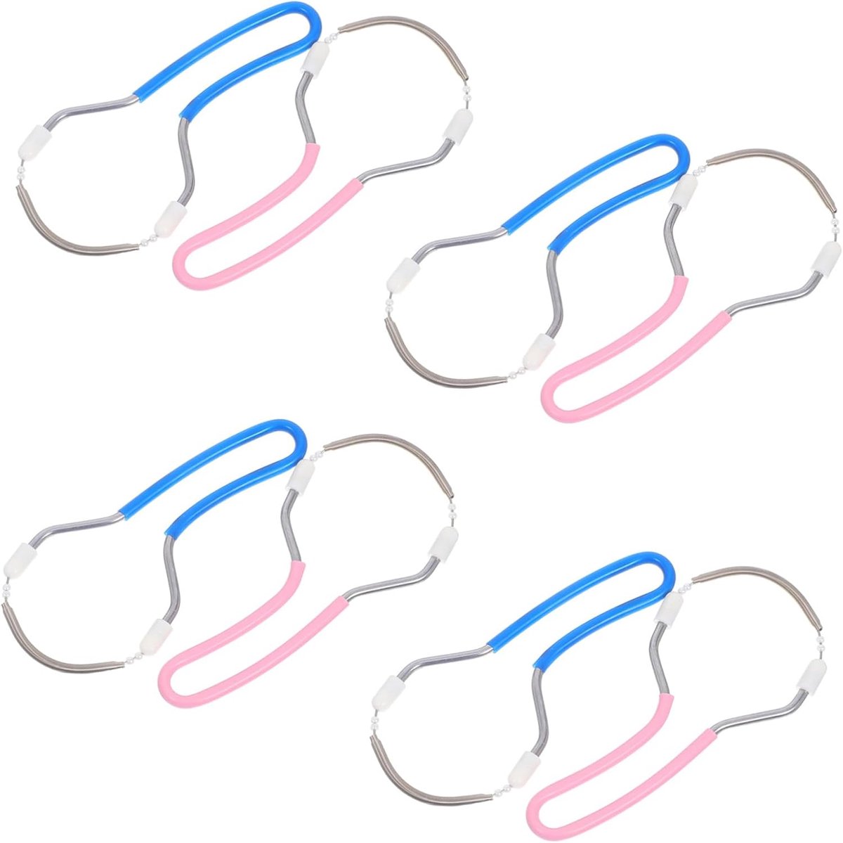 Gezichts Ontharingsset - Handmatige Epilator - Gezichtsverzorging Thuis - 8 Stuks Set - Compact Formaat - Verschillende Kleuren