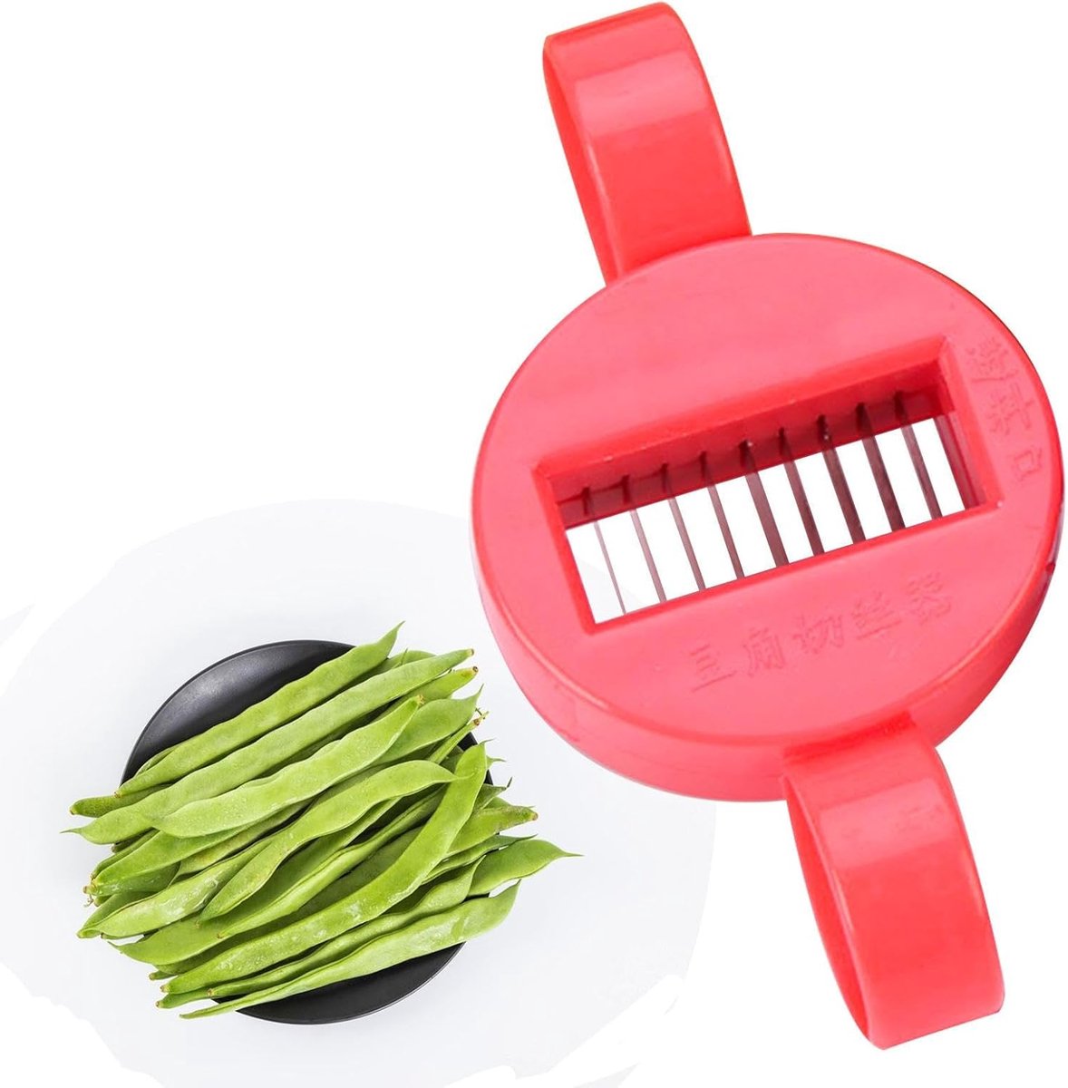 Bonenrasp - Groentesnijder - Snelle Groentebereiding - Ergonomisch Handvat - 9.5x5x1.8 cm