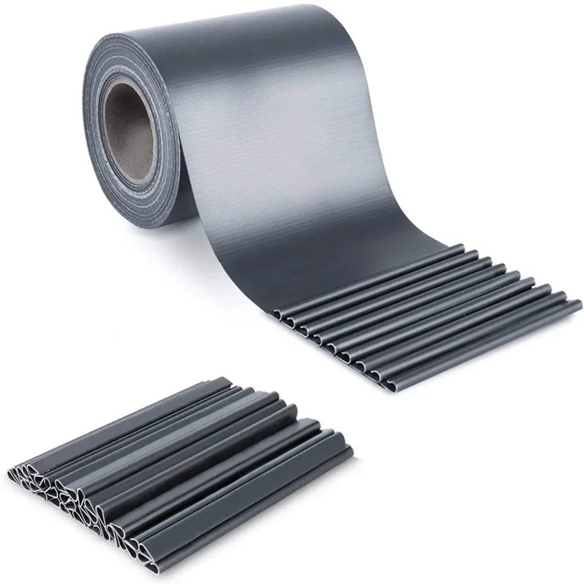 NordHaus Privacystrip voor Schutting - Tuinscherm PVC - UV- en Weerbestendig - 50m x 19cm - Inclusief Clips voor Hekwerk