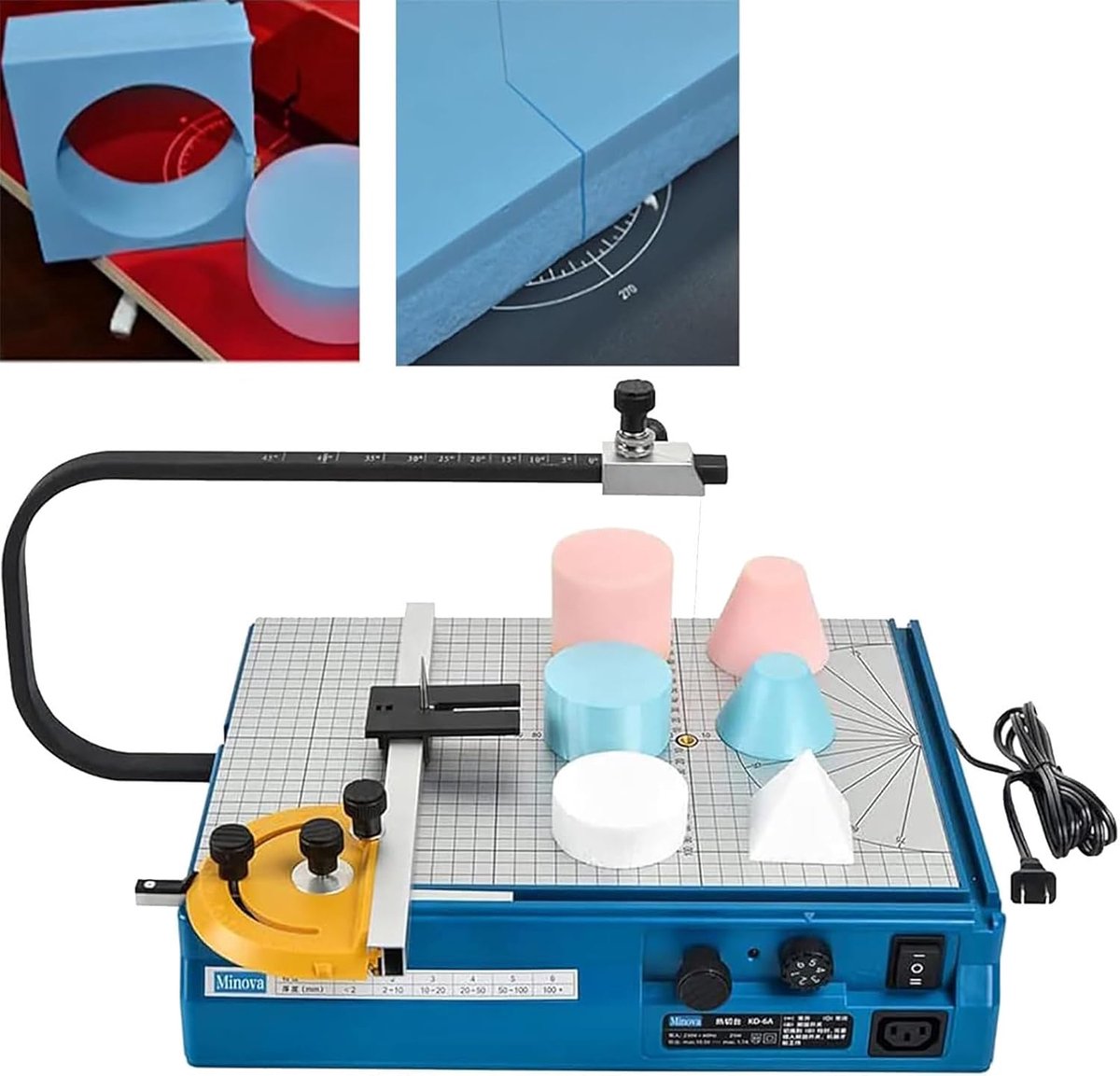 Schuimsnijmachine - Hete draad snijder - Modelbouw - Verstelbare liniaal - 14cm snijhoogte
