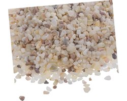 Aquarium Grind - Decoratieve Kiezelstenen - Aquarium Landschap - Gepolijst Parelzand - 1.2 x 1 x 0.5 cm - Diverse Kleuren