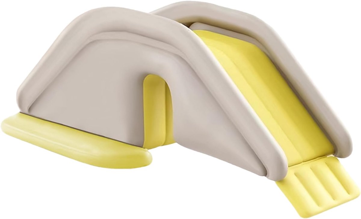 Opblaasbare Glijbaan - Waterpret Accessoire - Zomerse Zwembadpret - Verlengde Glijvlak - 235x82x70cm - Geel