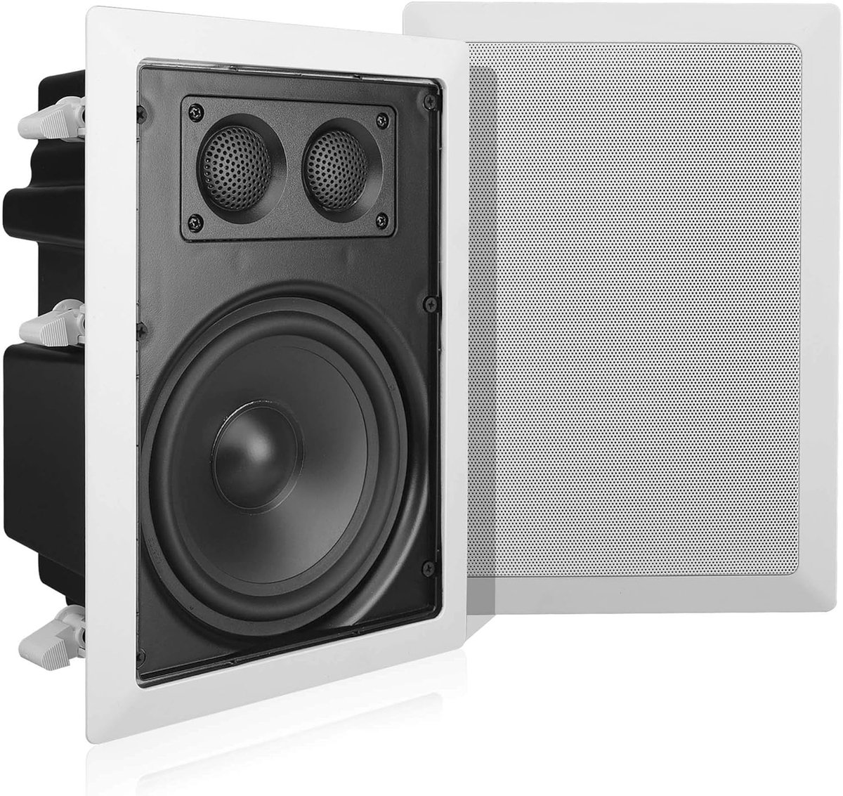 Wandluidsprekers - Inbouw speakers - Home audio - Bidirectioneel geluid - 65 inch woofer - Zwart