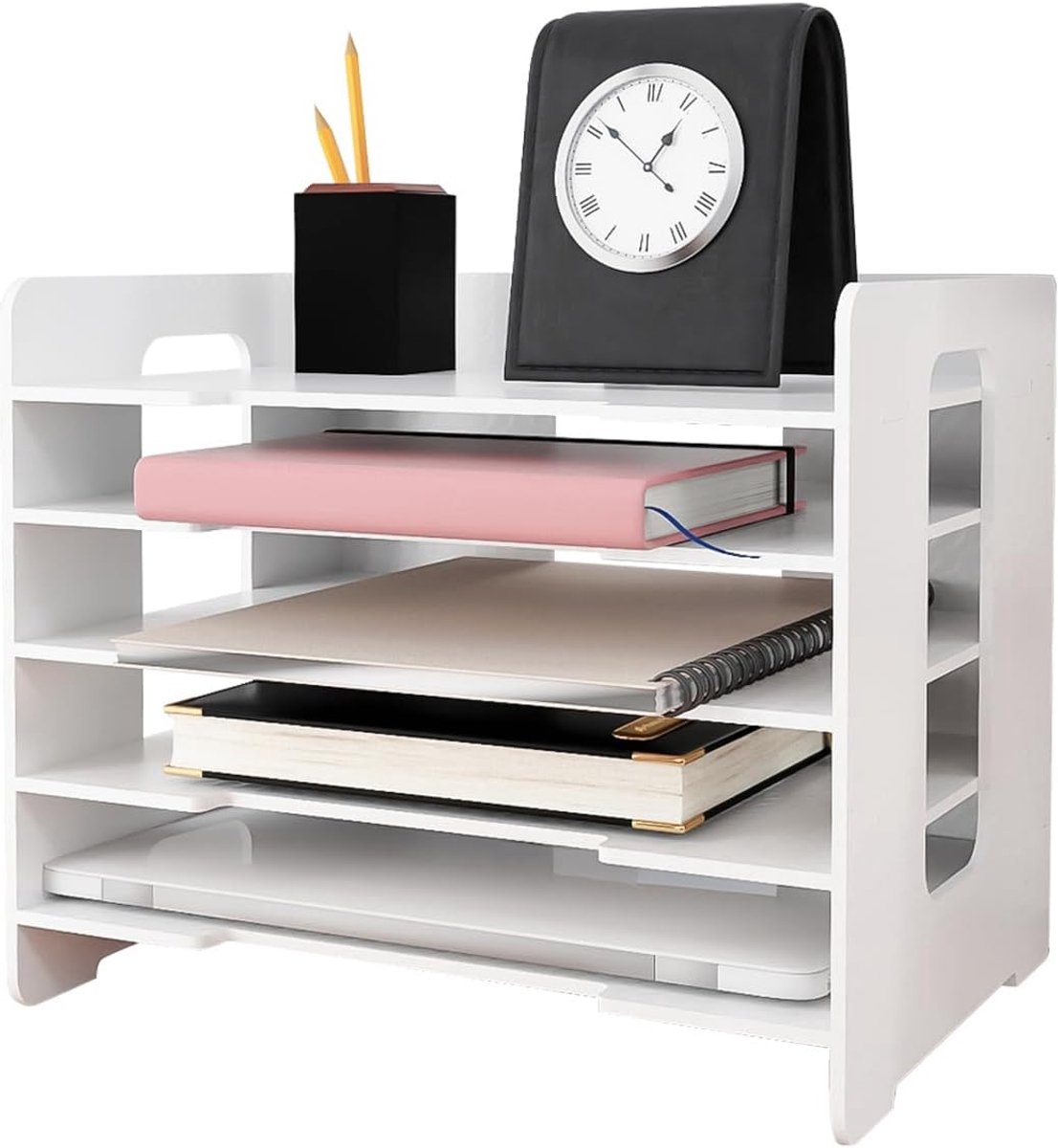 Bureau Organizer - Opbergvakken Ladebox - Kantoor Thuis School - Modulair PVC-WPC