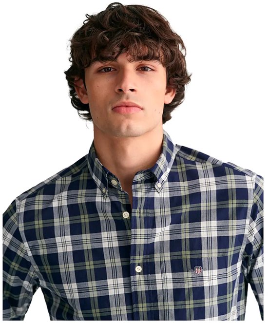 Chemise décontractée Gant bleu foncé