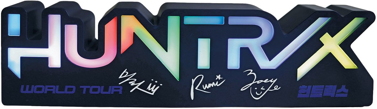 KPop Demon Hunters - Huntr/x - logo lamp