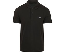 Lacoste Poloshirt Breathable Zwart - Maat S - Heren