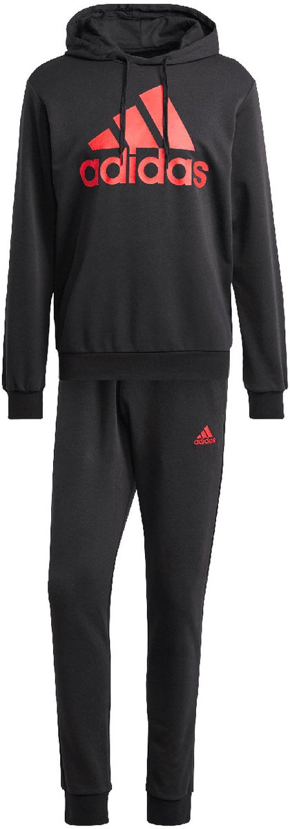 adidas Trainingspak Heren Big Logo Terry Track Suit Zwart