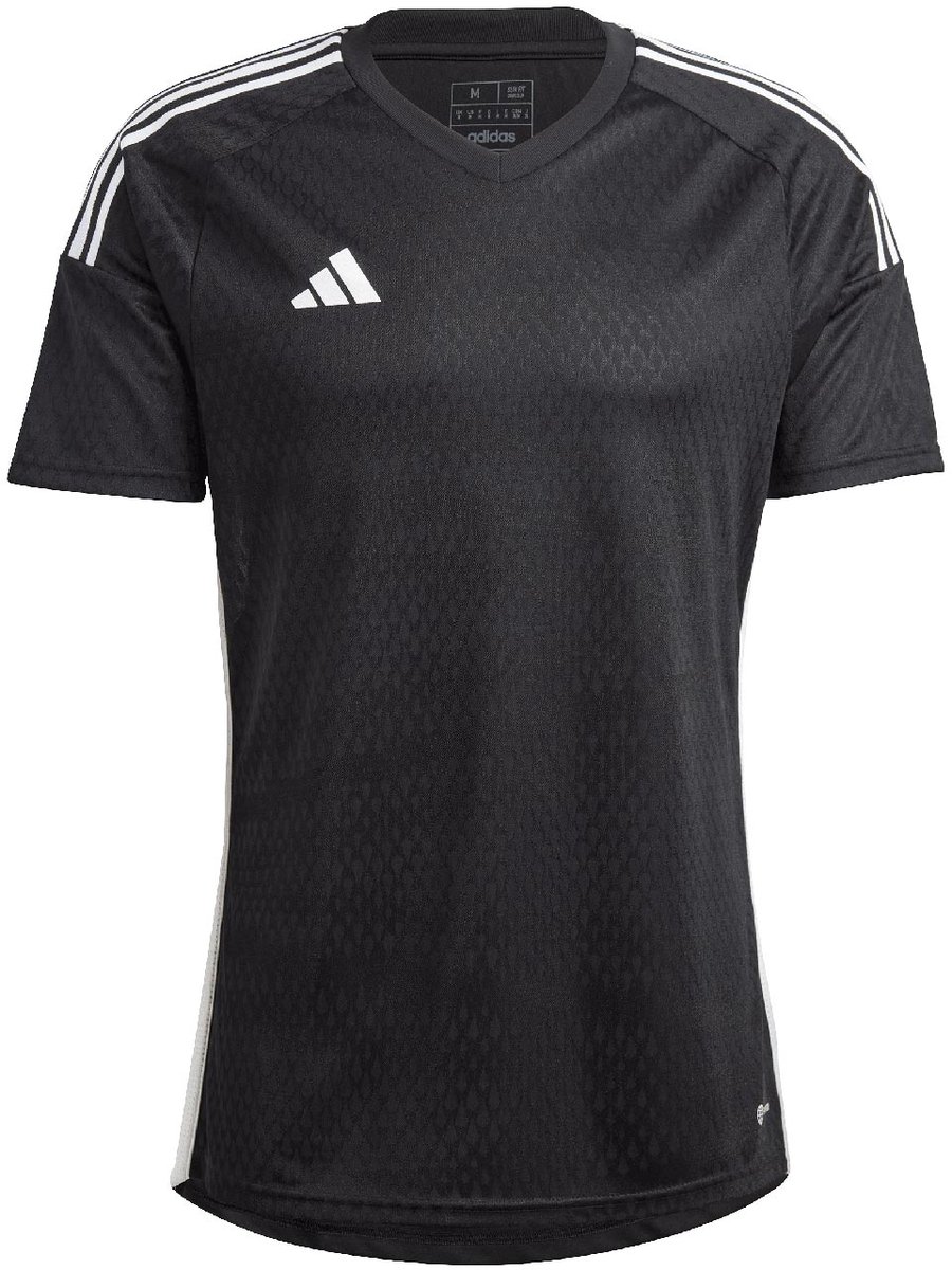adidas T-shirt Heren Tiro 23 Competition Match Jersey Zwart - Maat S