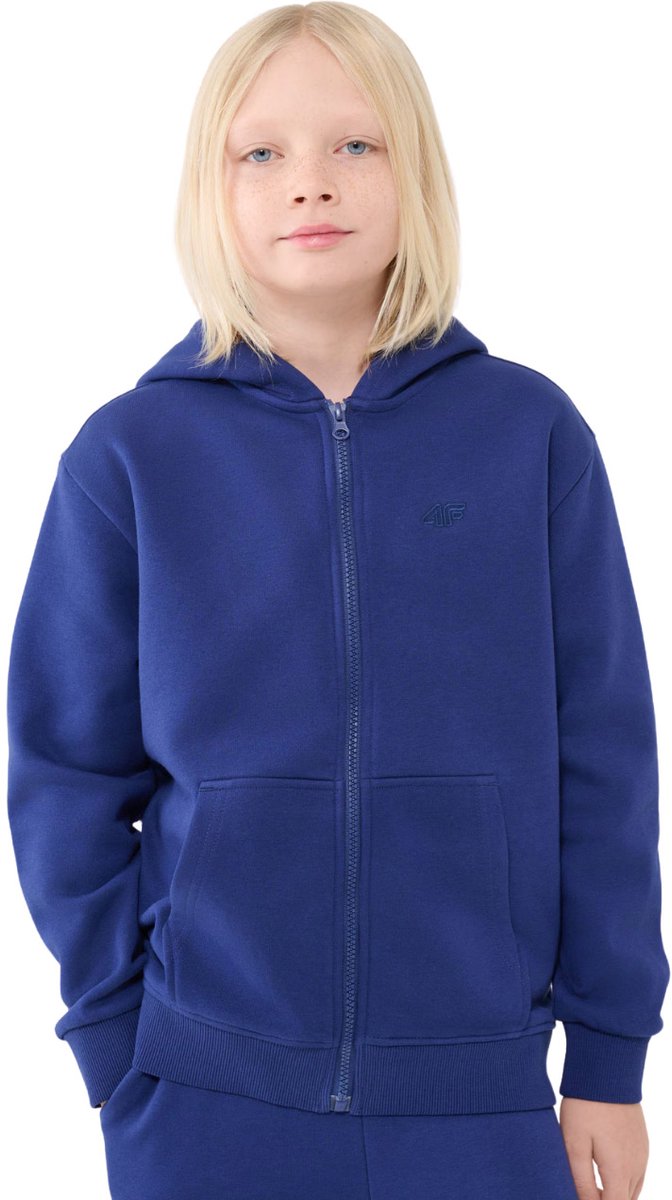 4F Sweater Jongens Kobaltblauw - Maat 122cm