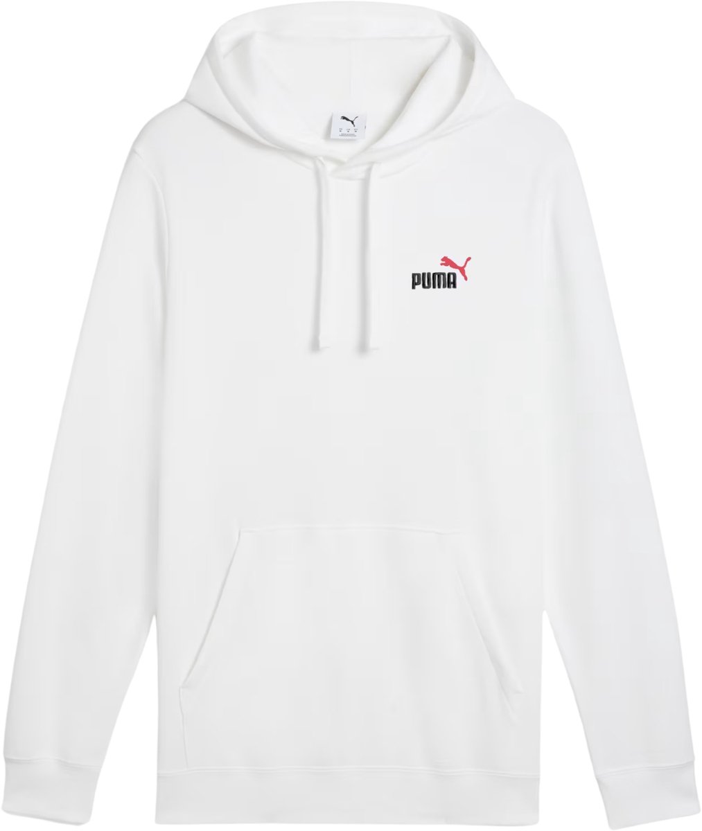 Puma Sweater Heren Ess 2 Color Small No.1 Logo Hoodie TR 2XL Wit