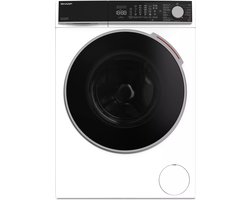 Sharp ESNL814CWDABE - wasmachine - energie klasse A - 8KG - 1400 toeren - 15 programma's - Ned/Fra bedieningspaneel - wit