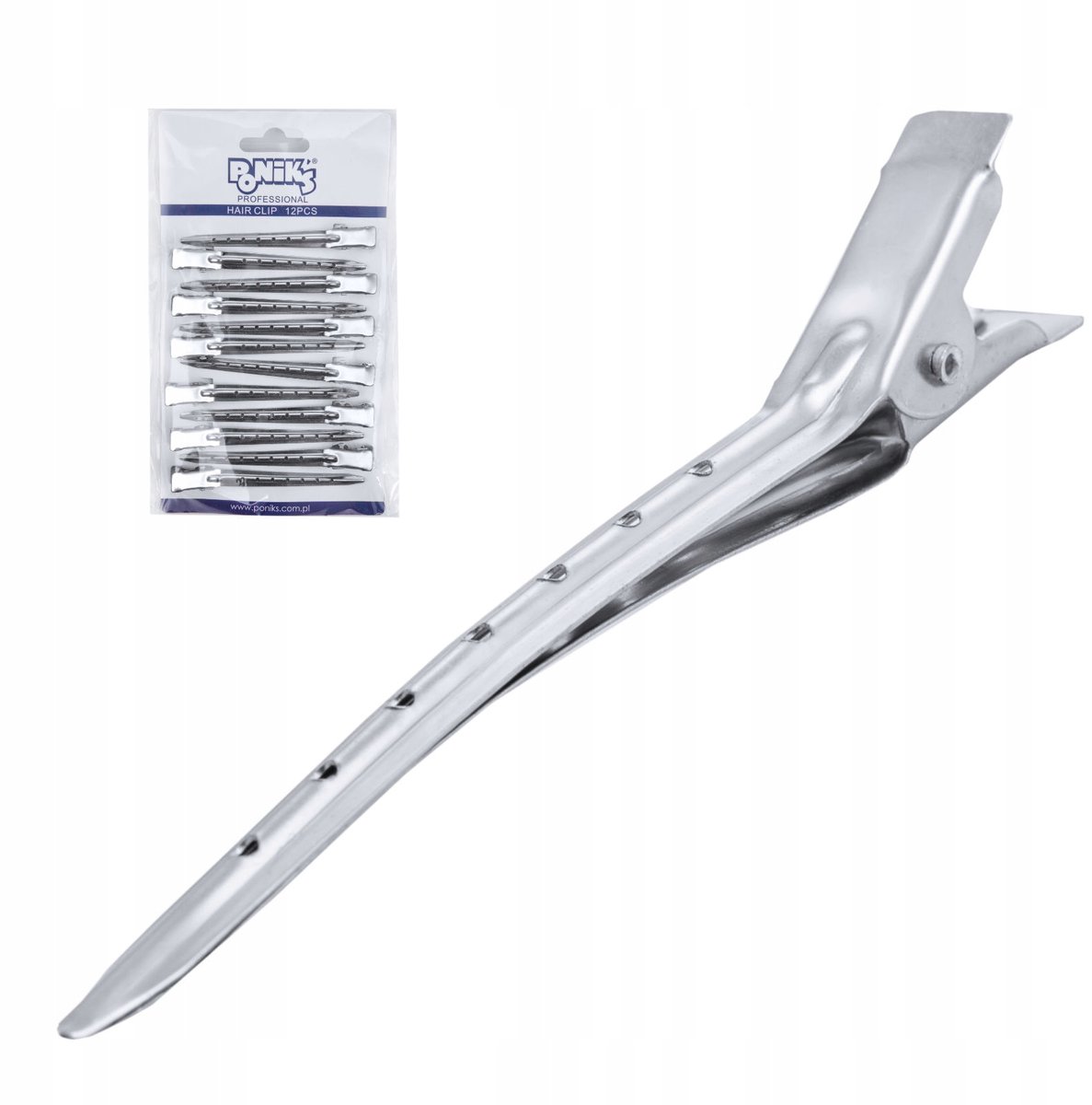 Poniks haarclips - sterke metalen haarspelden - 12 stuks