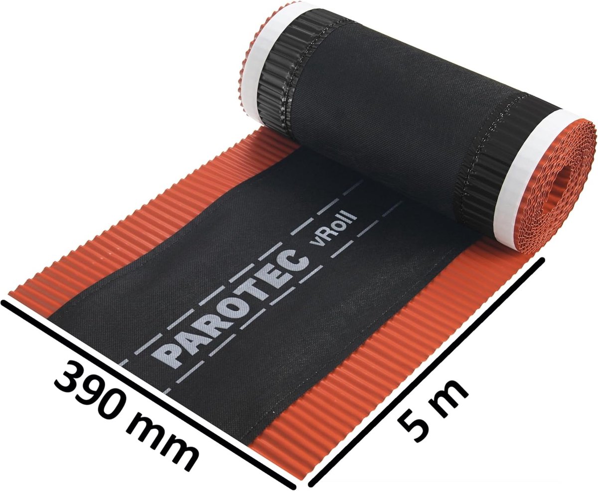 Ventilatie Rollen - Dak Rand Bescherming - Dak Ontluchting - Waterdicht Ademend - 390mm x 