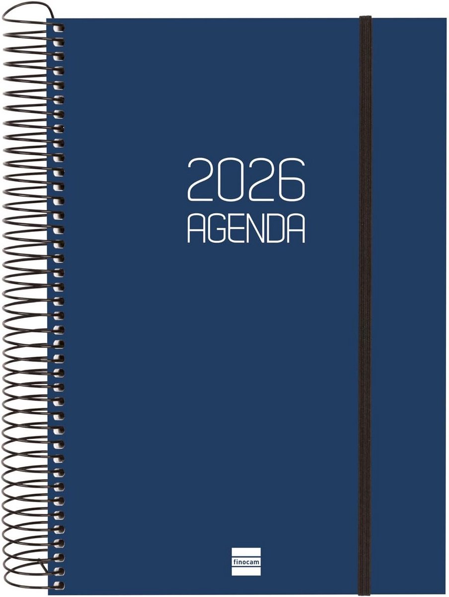 Wandkalender 2026 Weekoverzicht Jaarplanner Blauw