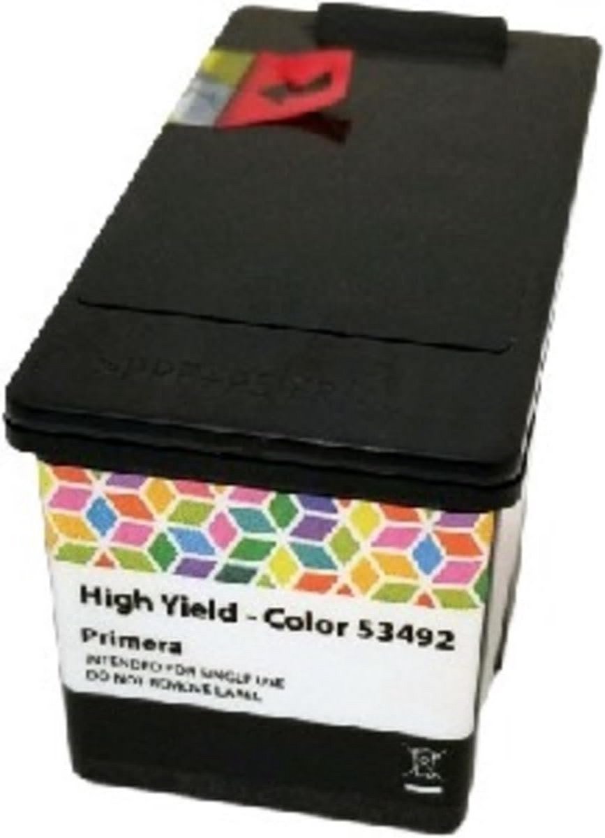 Inkjet Cartridge - Hoge Capaciteit - Kleurrijk Printen - Op Kleur Gebaseerd - 7x4x14 cm - Geel