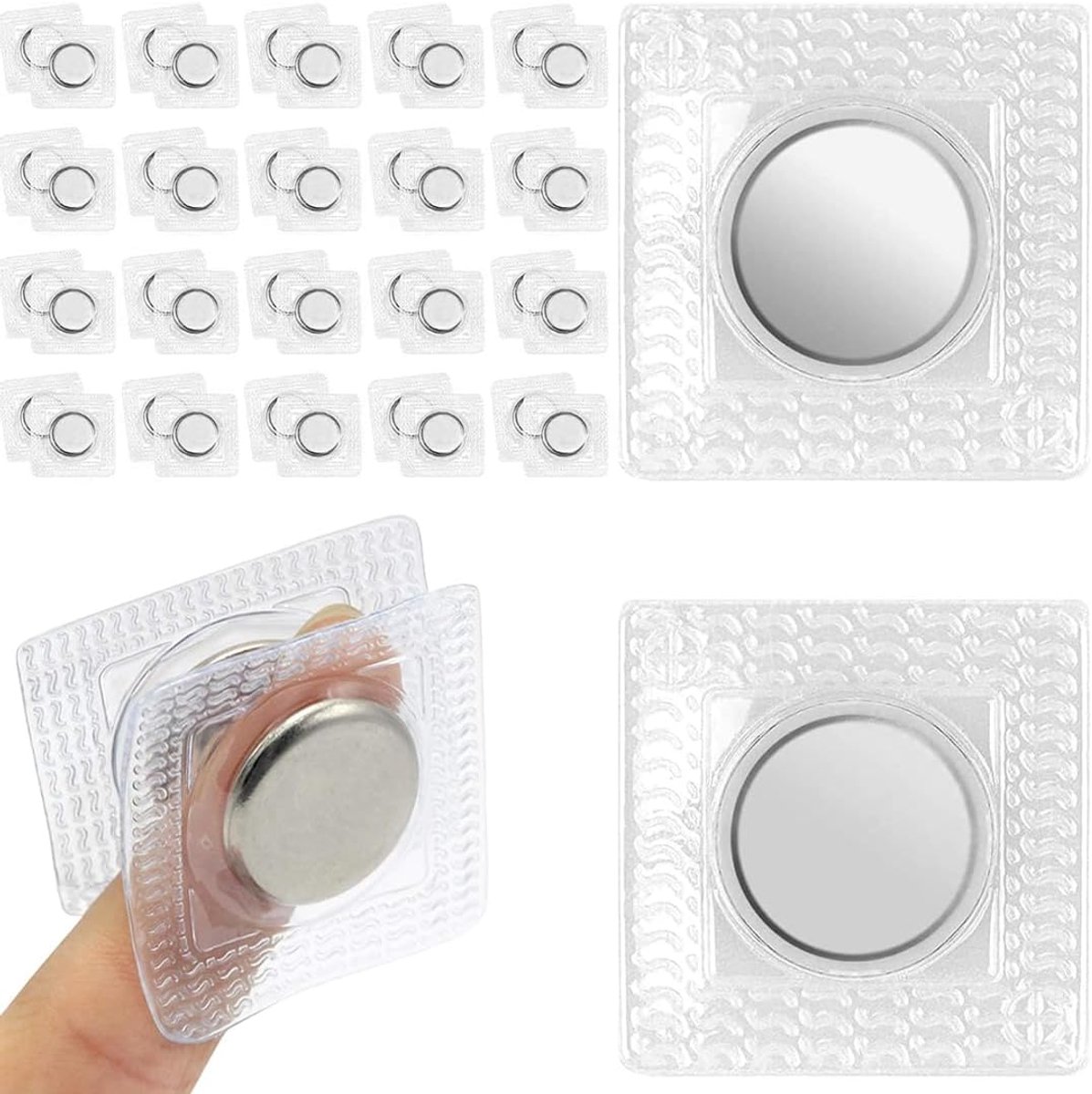 20x Onzichtbare Naaimagneten - Sterke Verborgen Magneetsluitingen voor Tassen en Kleding