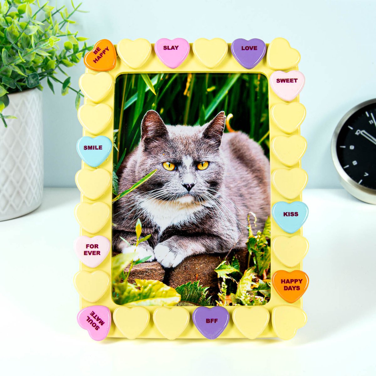 Sweet Heart Photoframe Yellow van Bitten