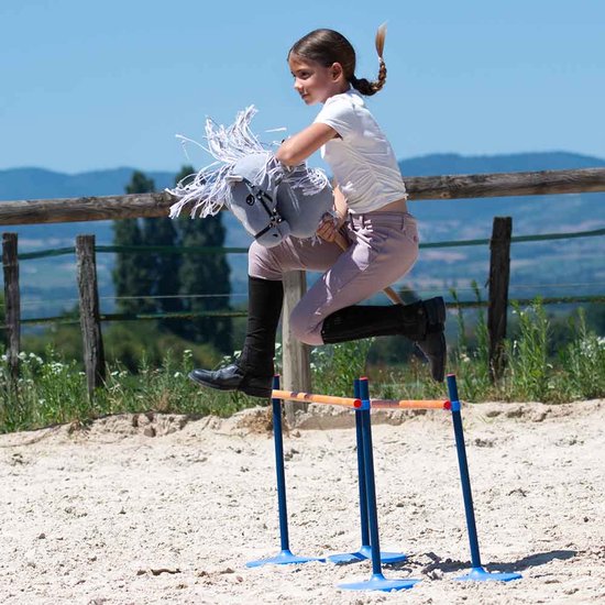 Hobby Horse Land - Hobby Horse "Silver Moon"- Inclusief halster & oornetje - Stokpaard - A3 van Merkloos — afbeelding 4