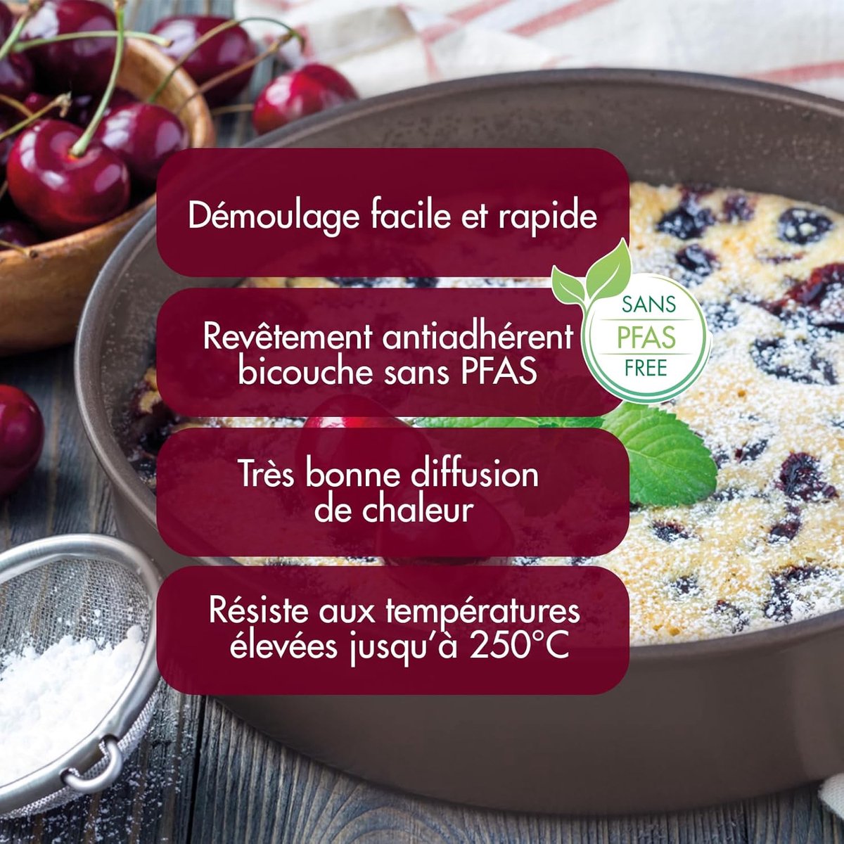 Ronde Bakvorm 20 cm Antiaanbaklaag - Ideaal voor Taart, Cake en Pizza