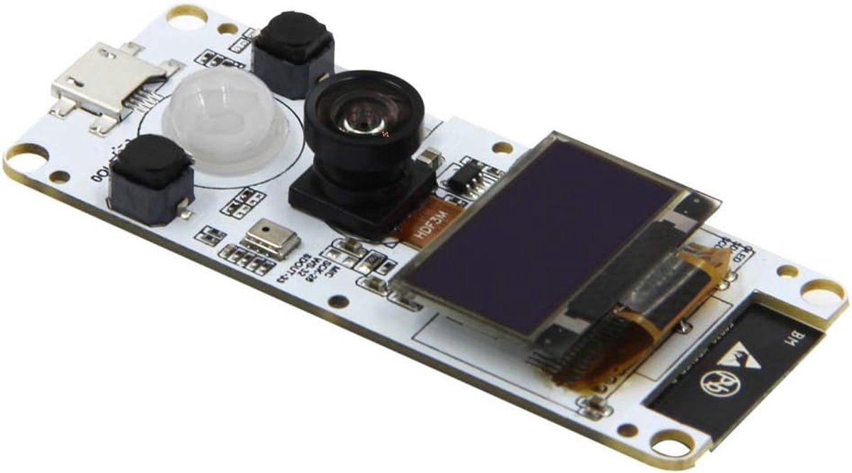Camera Module - ESP32 Ontwikkelbord - Beveiligingsprojecten - Ingebouwde Wi-Fi Bluetooth - 4MB Flash 8MB PSRAM - Zwart