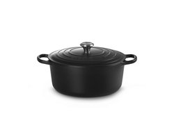 Le Creuset Signature Braadpan - 4,2 l - 24 cm - Zwart