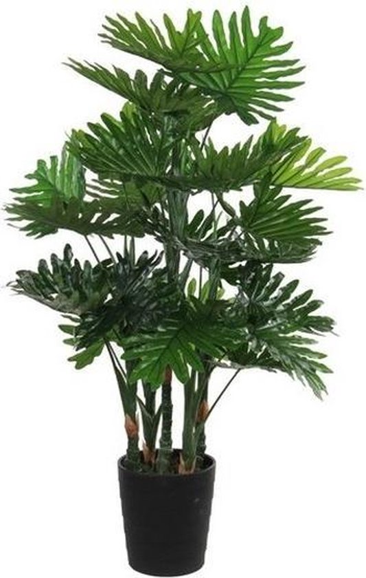Advertentie Zachtmoedigheid kloof Groene Philodendron kunstplant 120 cm in zwarte pot - Kunstplanten/nepplanten  | bol.com