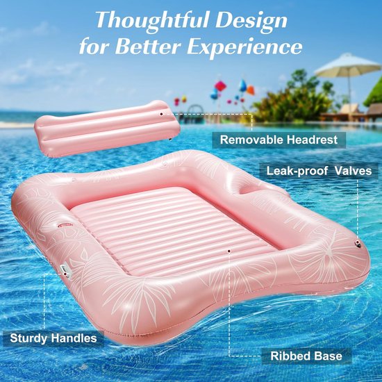 Tanning Pool Bed - Luchtbed Zwembad Opblaasbaar - Summer — afbeelding 2