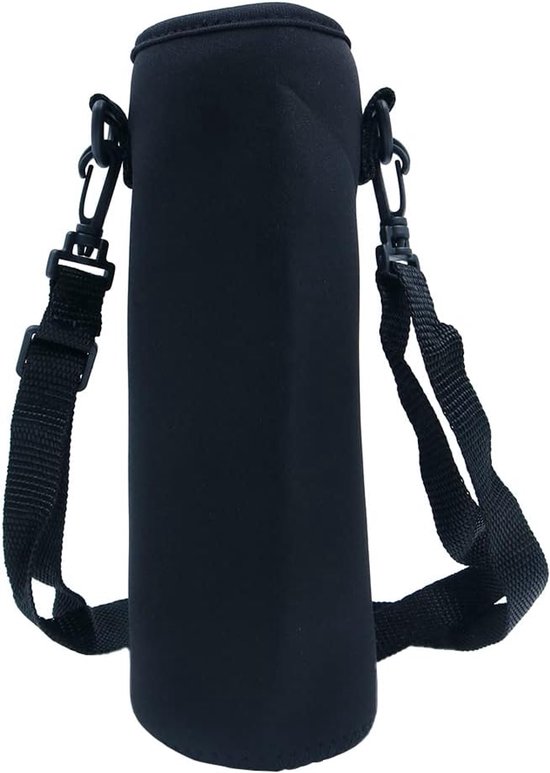 2x Waterfles Tas Geïsoleerd met Schouderriem voor 1 Liter Flessen — afbeelding 2