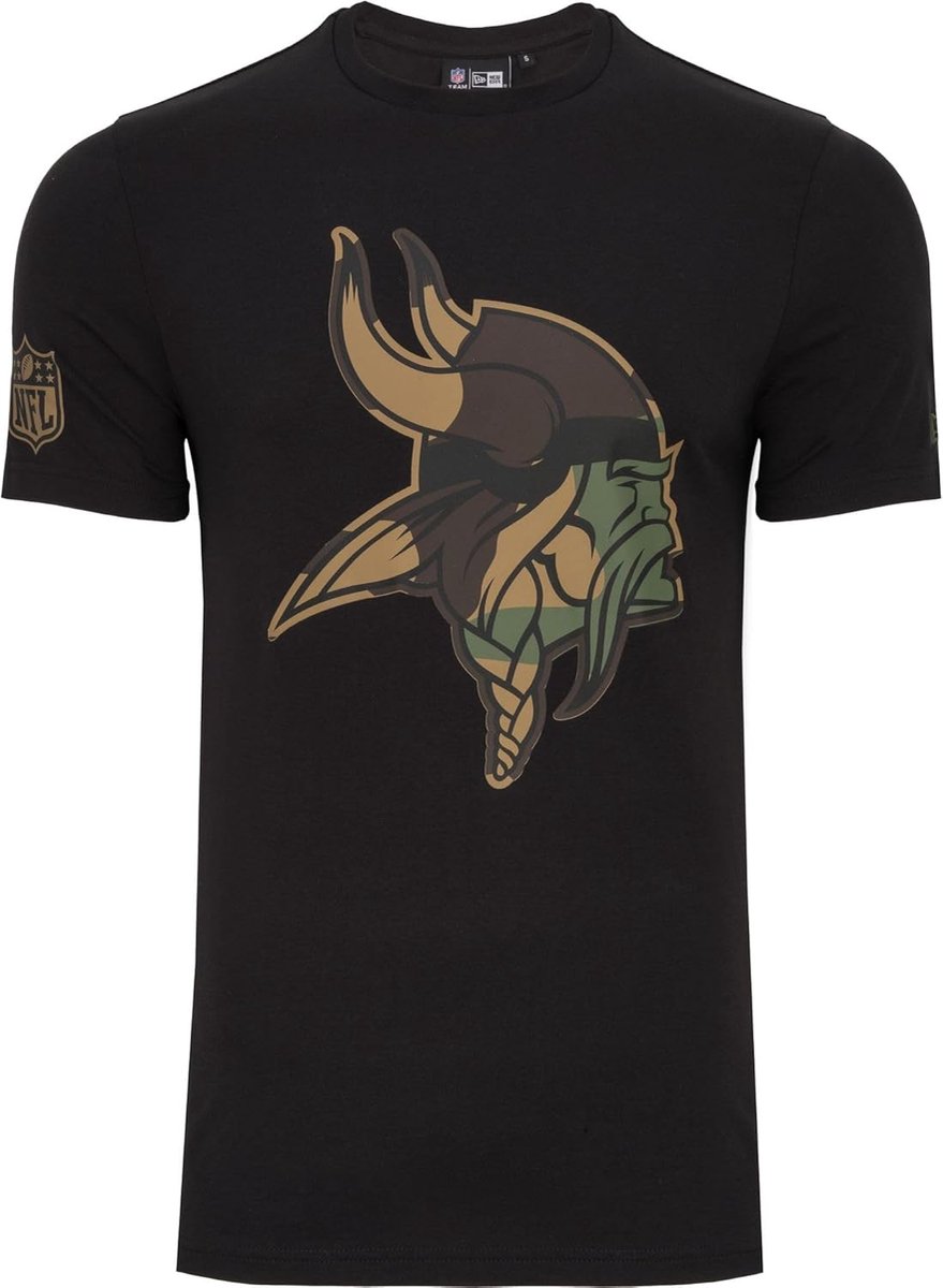 Voetbal Fan Shirt - Sport T-shirt - Wedstrijd Bezoeken - Exclusieve Camouflage Collectie - 160 g/m² - Zwart