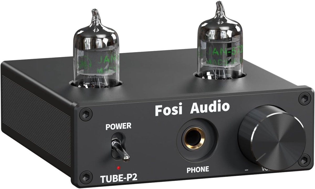 Mini HiFi Stereo Hoofdtelefoonversterker met Vacuümbuizen - Laag Ruisniveau