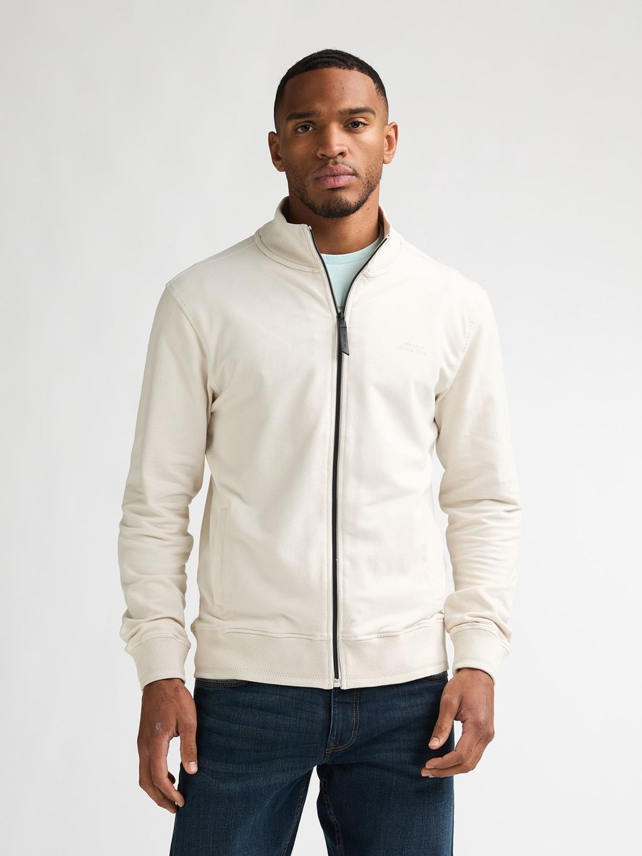 Men Sweater Collar Zip