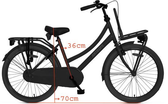 Antilope Mini Cargo Transport 22 Inch Meisjesfiets Roze van Popal — afbeelding 3