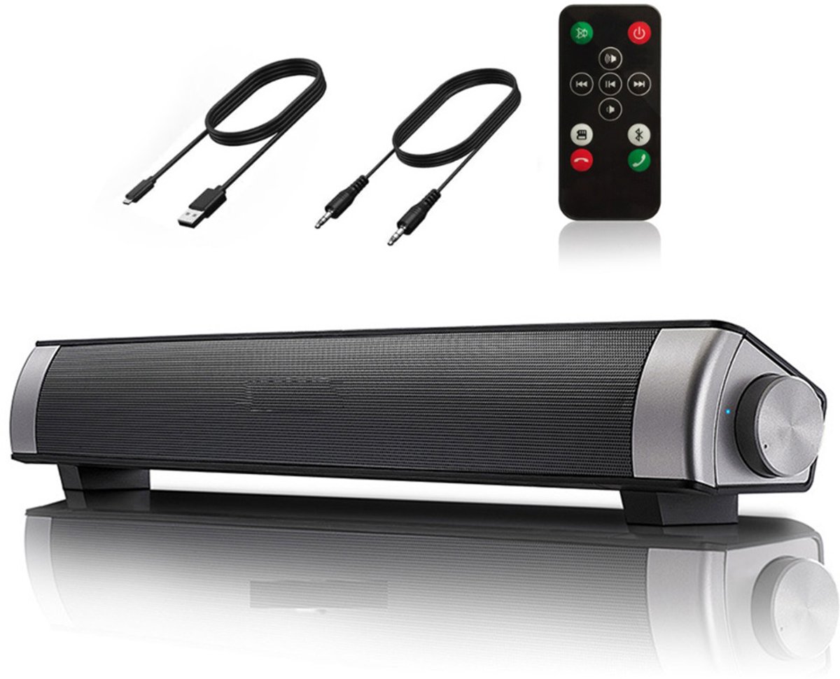 Soundbar Ingebouwde Subwoofer Soundbar Zwart - Soundbar - €35,99