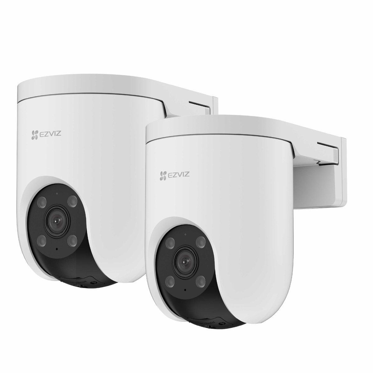 EZVIZ H8c SE Buitencamera - Outdoor Beveiligingscamera - 2K Resolutie - 360° Pan & Tilt - Kleur Nachtzicht - AI Mensdetectie & Auto-Tracking - Weerbestendig - 2 Pack