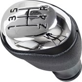 M MODECAR - Clio IV Versnellingspookknop - Zwart ABS - Chroom - 5 Versnellingen