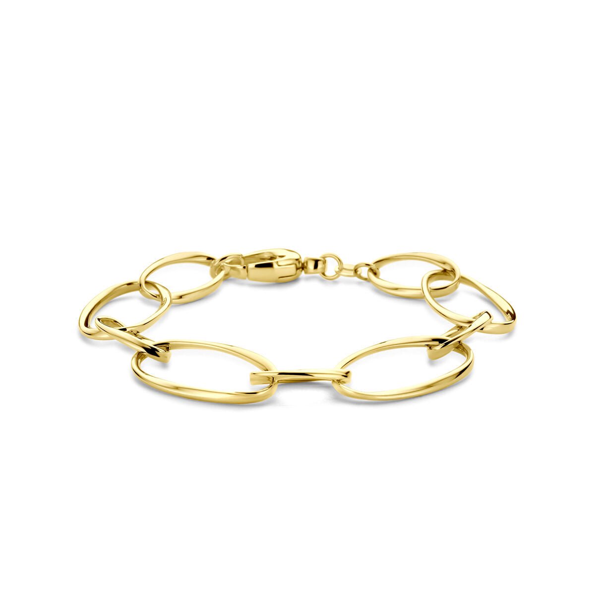 14K geelgouden armband 15 mm 19,5 cm - 4034556