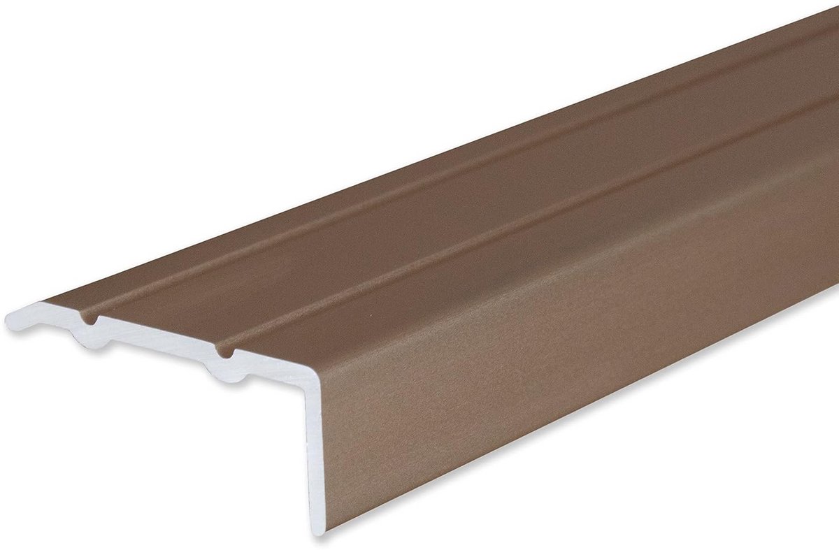 Zelfklevend Trapprofiel van Aluminium - Licht Brons - 1000 mm