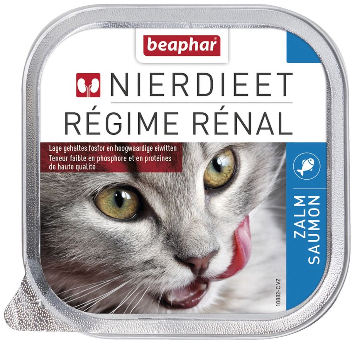 Beaphar Nierdieet Kattenvoer Nat Zalm 100 gr