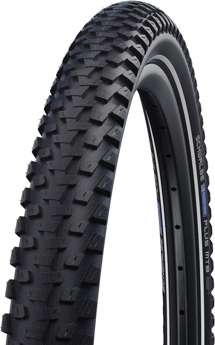 Robuuste Mountainbike Band 29 Inch Geschikt voor alle Terrein Zwart Reflex