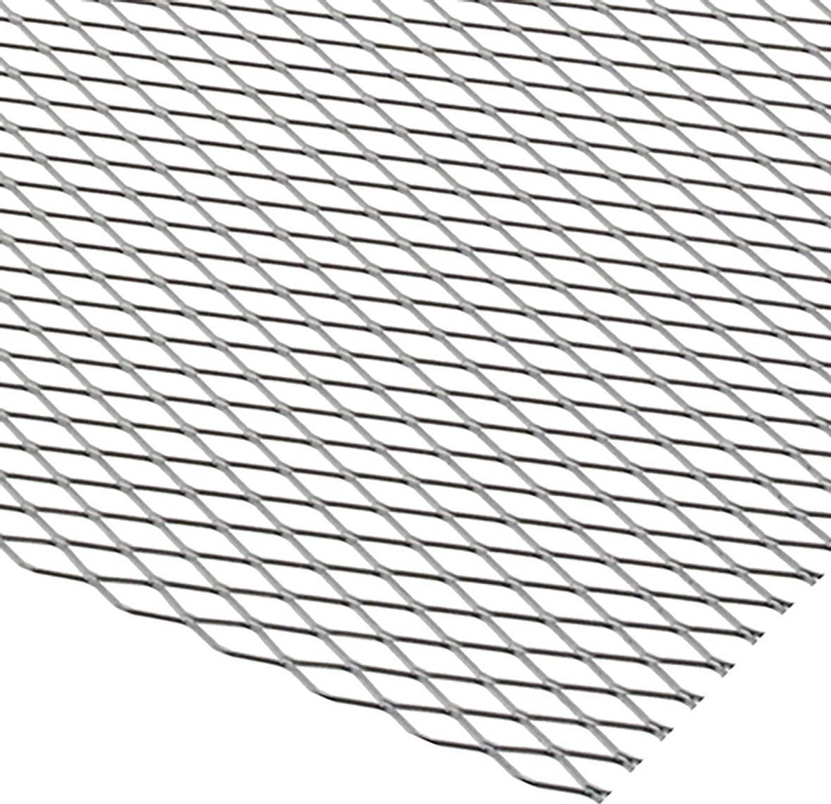 Aluminium Paneel 16x8mm 0.8mm Dun 100x50 cm Grijs Gematteerd