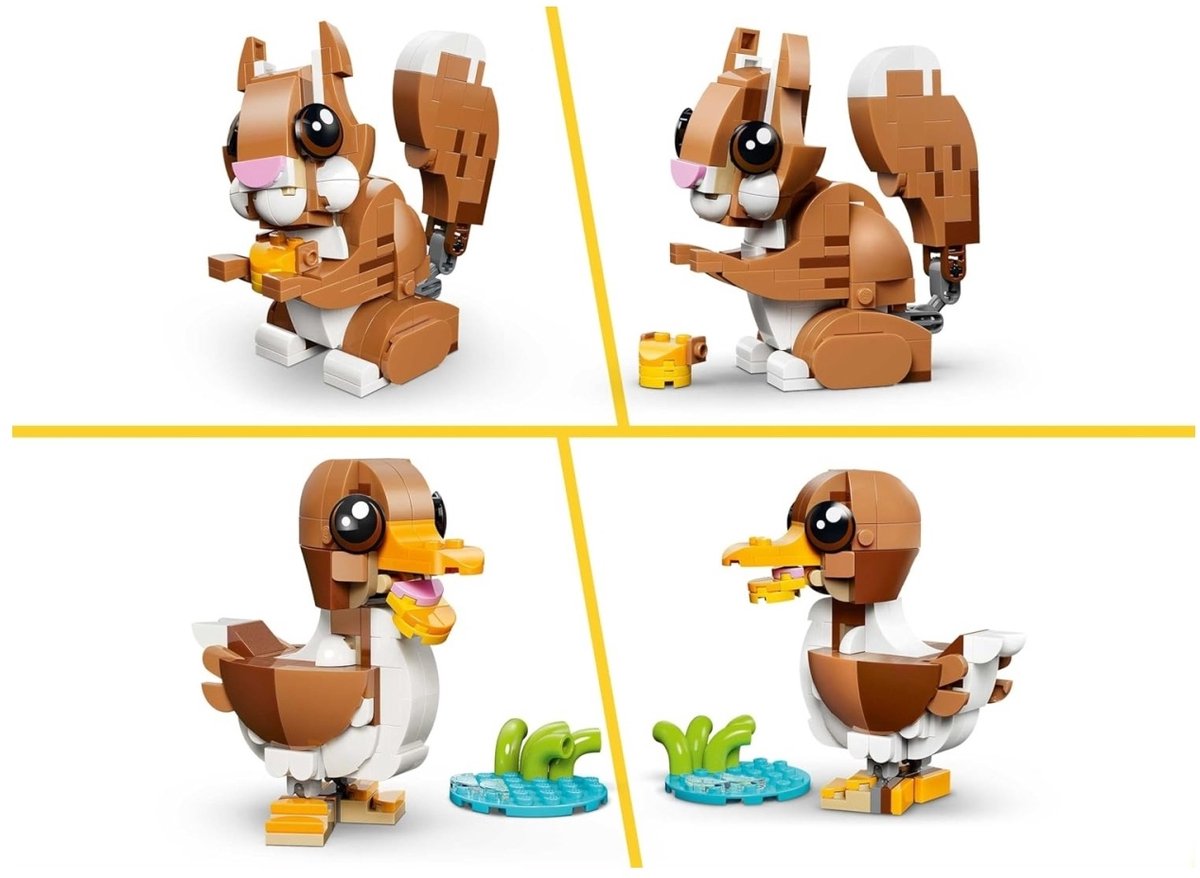 LEGO® Creator 3in1 Schattige dieren: Speelse Puppy - Dierenset - Bouw Om tot Eekhoorn of Eend - 31382 — afbeelding 24