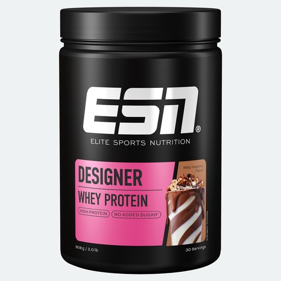 ESN Designer Whey Protein Poeder, Milky Hazelnut, 908 g — afbeelding 2