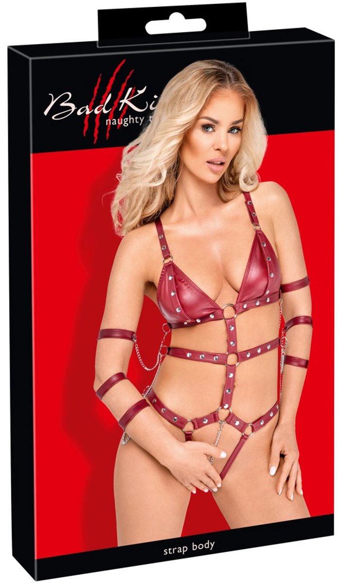 BAD Kitty Strap Body Rood XL